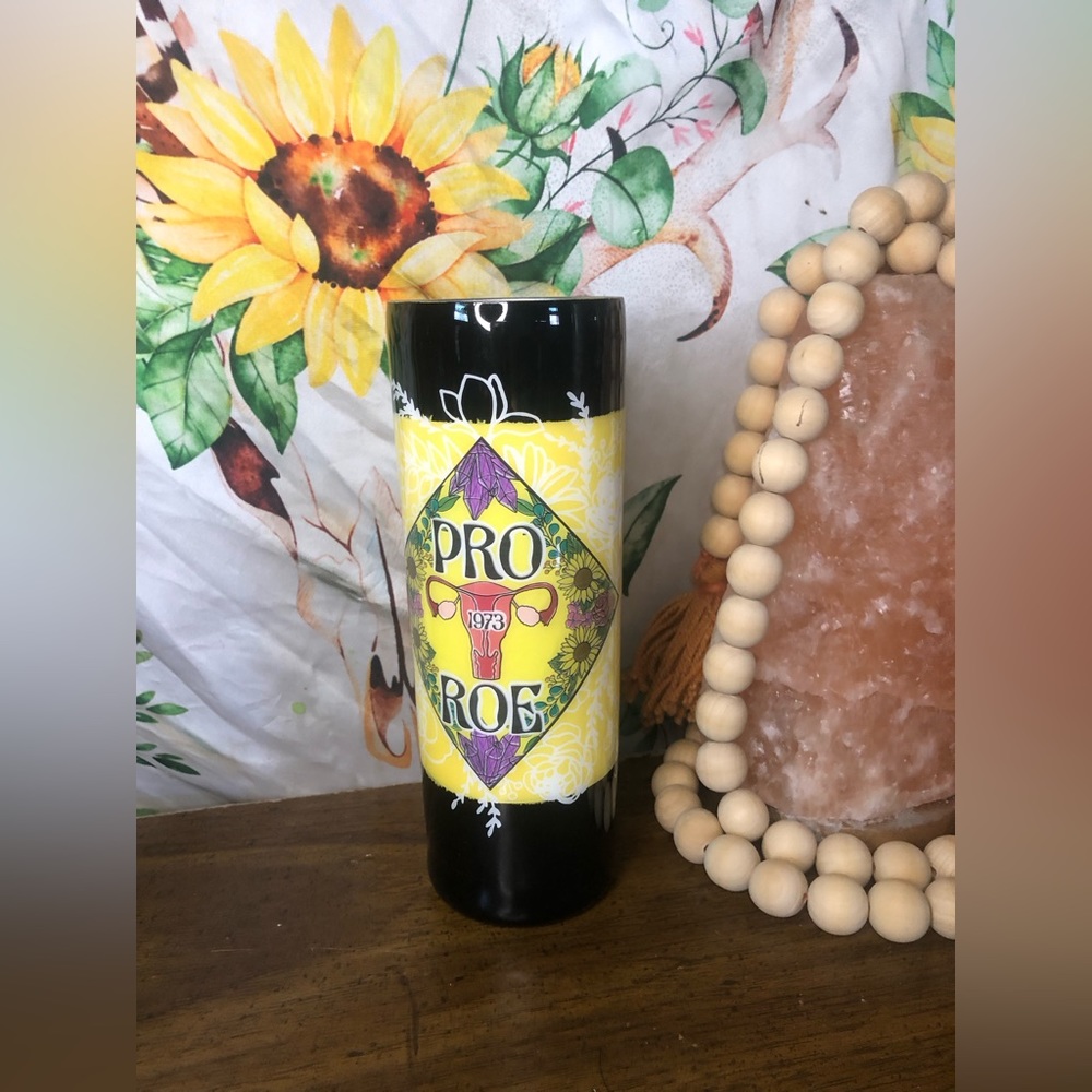 Handmade Original Design Yellow Pro Roe Tumbler